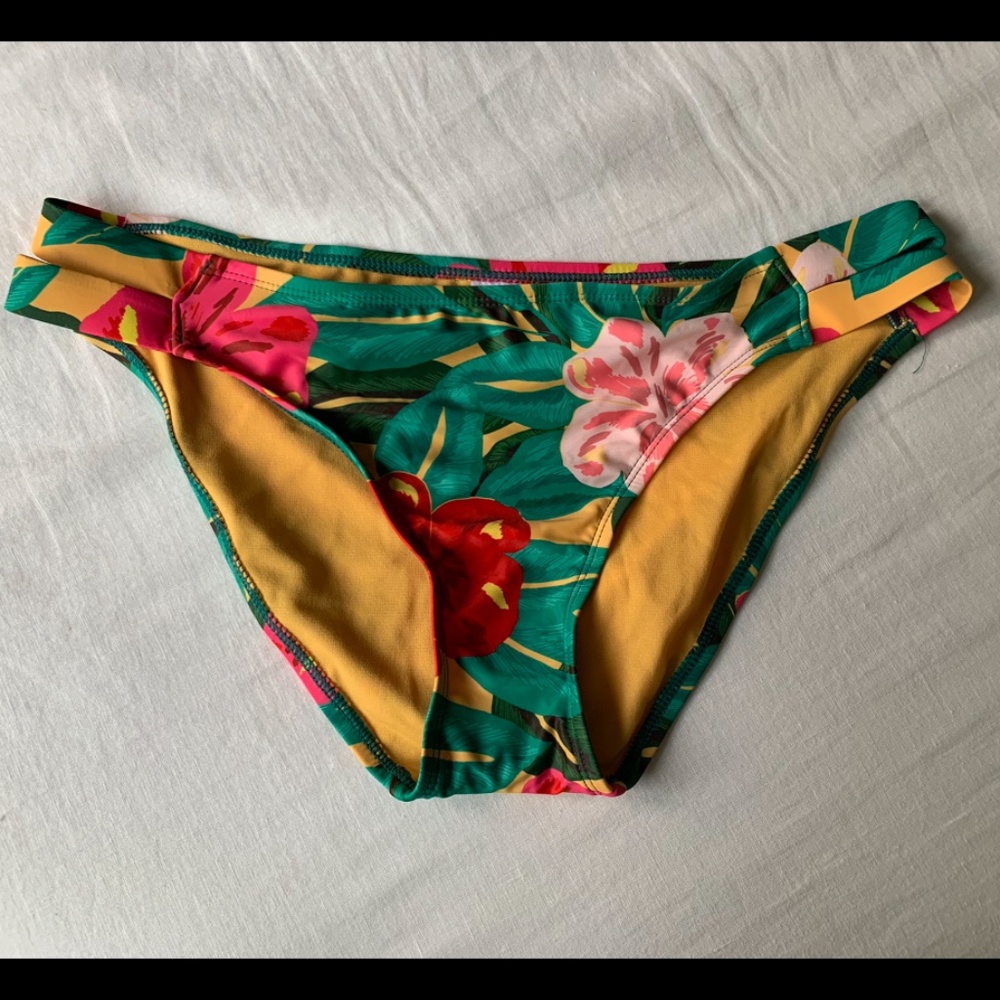 Kona Sol Tropical Strappy Bikini Bottom